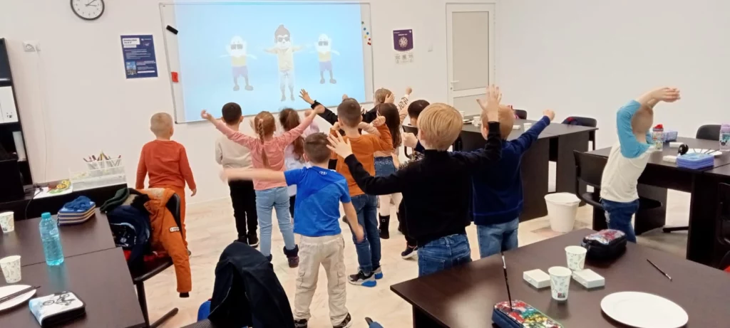 Activitate motrica din timpul cursului February Fun