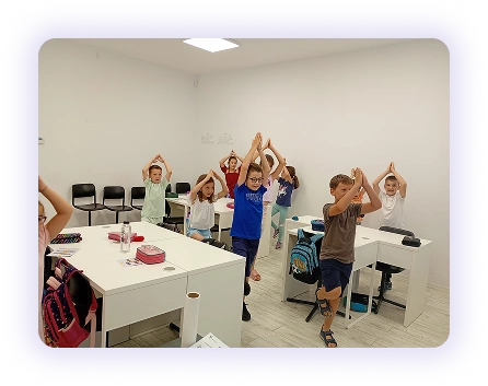 activitate motrica in timpul cursului October fun